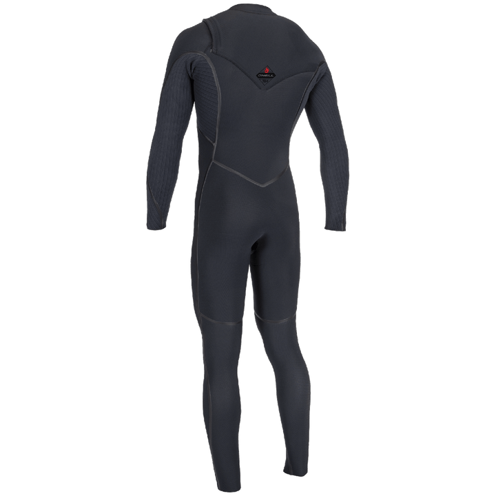 O'Neill 4/3+ Hyperfreak Fire Chest Zip Wetsuit Black/Black