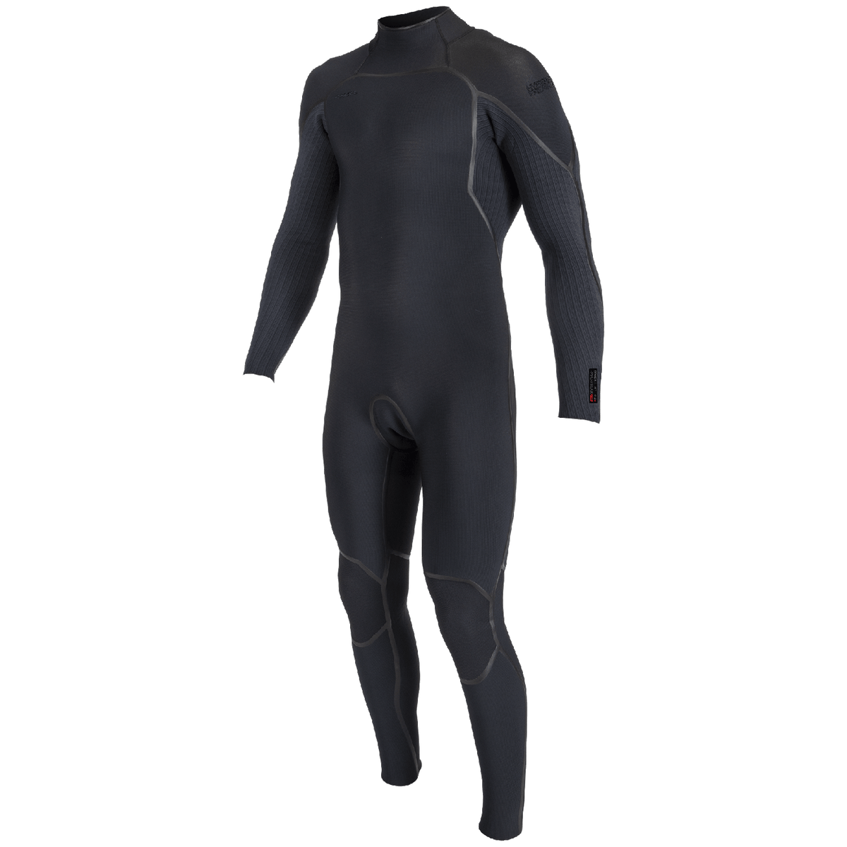 O'Neill 4/3+ Hyperfreak Fire Back Zip Wetsuit Black/Black