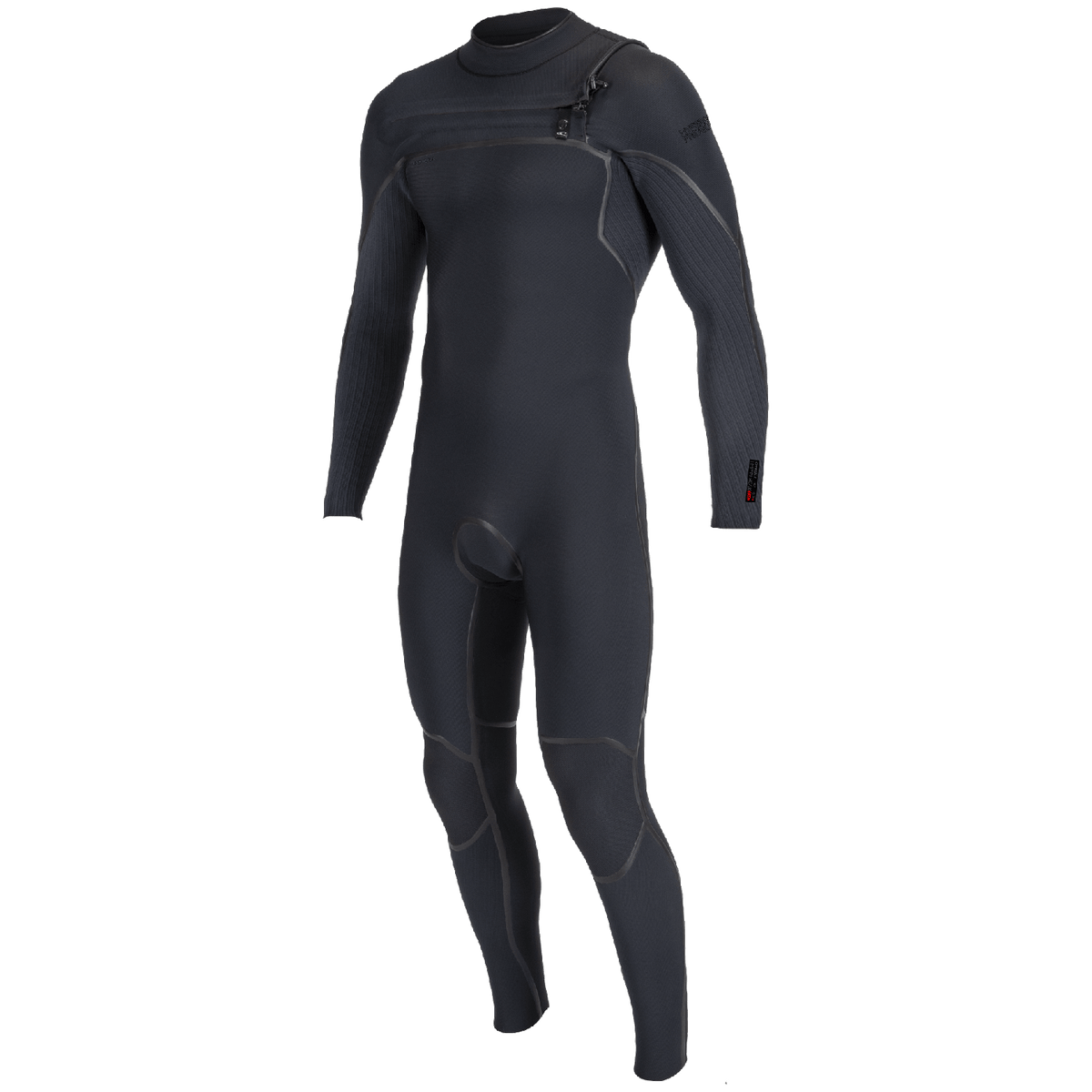 O'Neill 4/3+ Hyperfreak Fire Chest Zip Wetsuit Black/Black