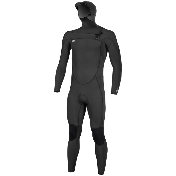 O'Neill 5/4 Ninja Chest Zip Hooded Wetsuit Black/Black