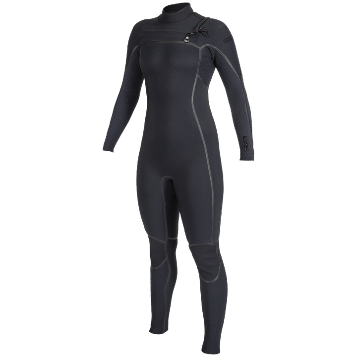 O'Neill 3/2+ Hyperfreak Fire Chest Zip Wetsuit - Women's Black/Black