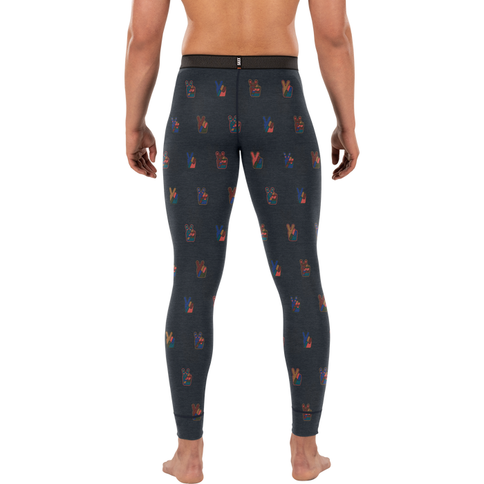 Saxx Roast Master Mid-Weight Bottoms - Men's Eco Peace/Navy