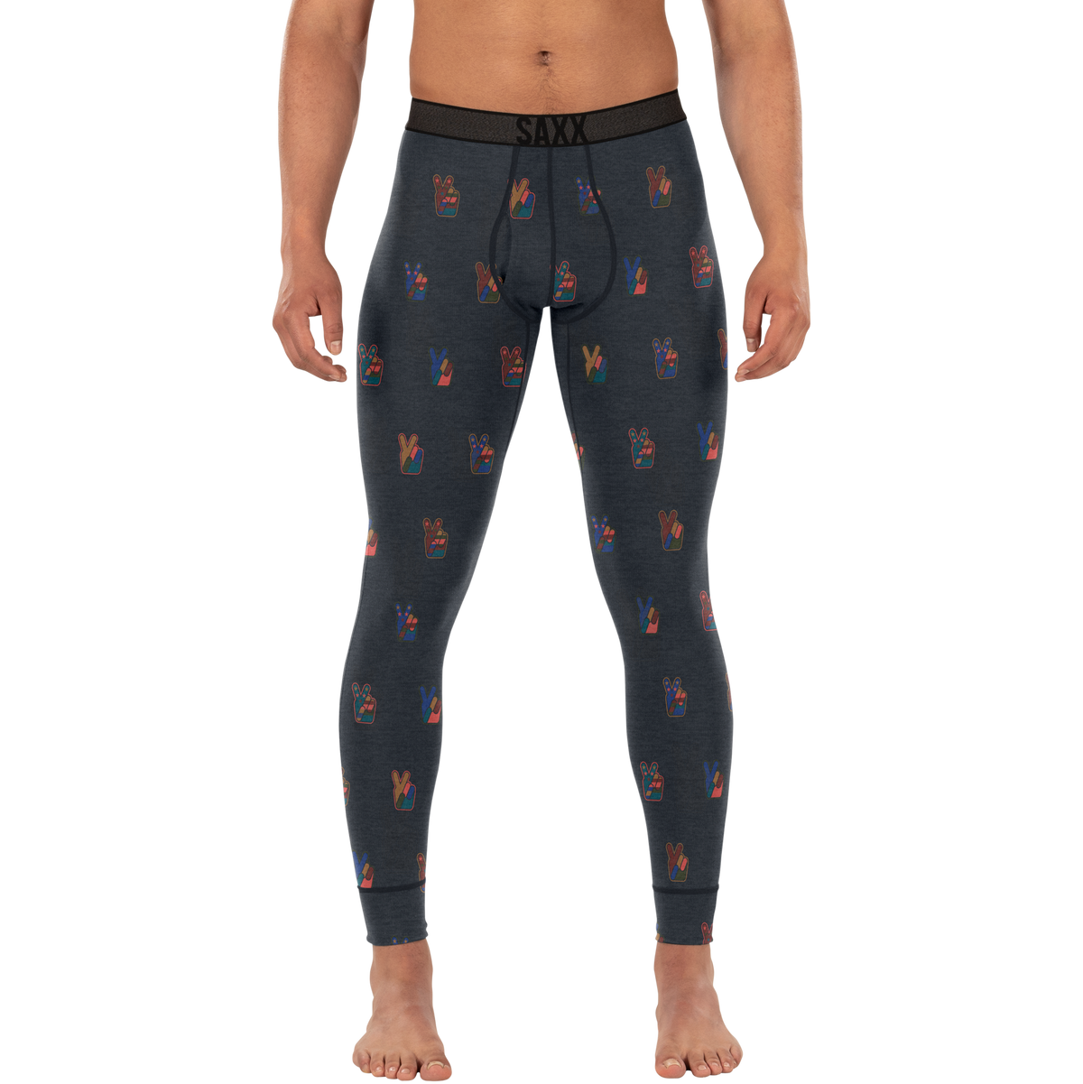 Saxx Roast Master Mid-Weight Bottoms - Men's Eco Peace/Navy