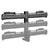 Küat Piston Pro X 1-Bike Add-On Galaxy Gray