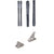 Blizzard Black Pearl 82 Skis - Women's + Marker Squire 11 ID Ski Bindings 2022