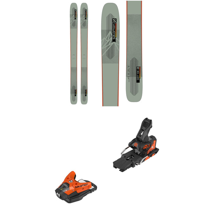 Salomon QST 106 Skis + STH2 WTR 13 Ski Bindings 2022