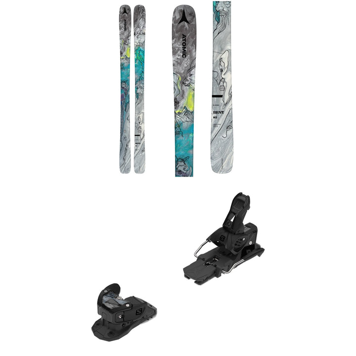 Atomic Bent 85 Skis + Salomon Warden MNC 13 Ski Bindings 2023