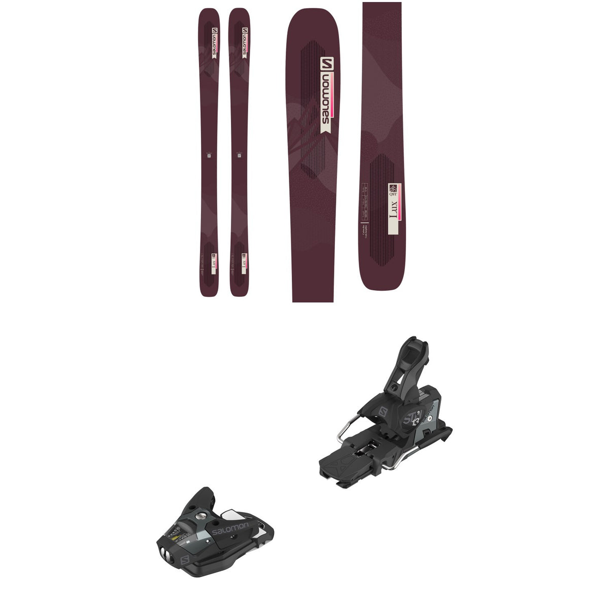 Salomon QST Lux 92 Skis - Women's + STH2 WTR 13 Ski Bindings 2022