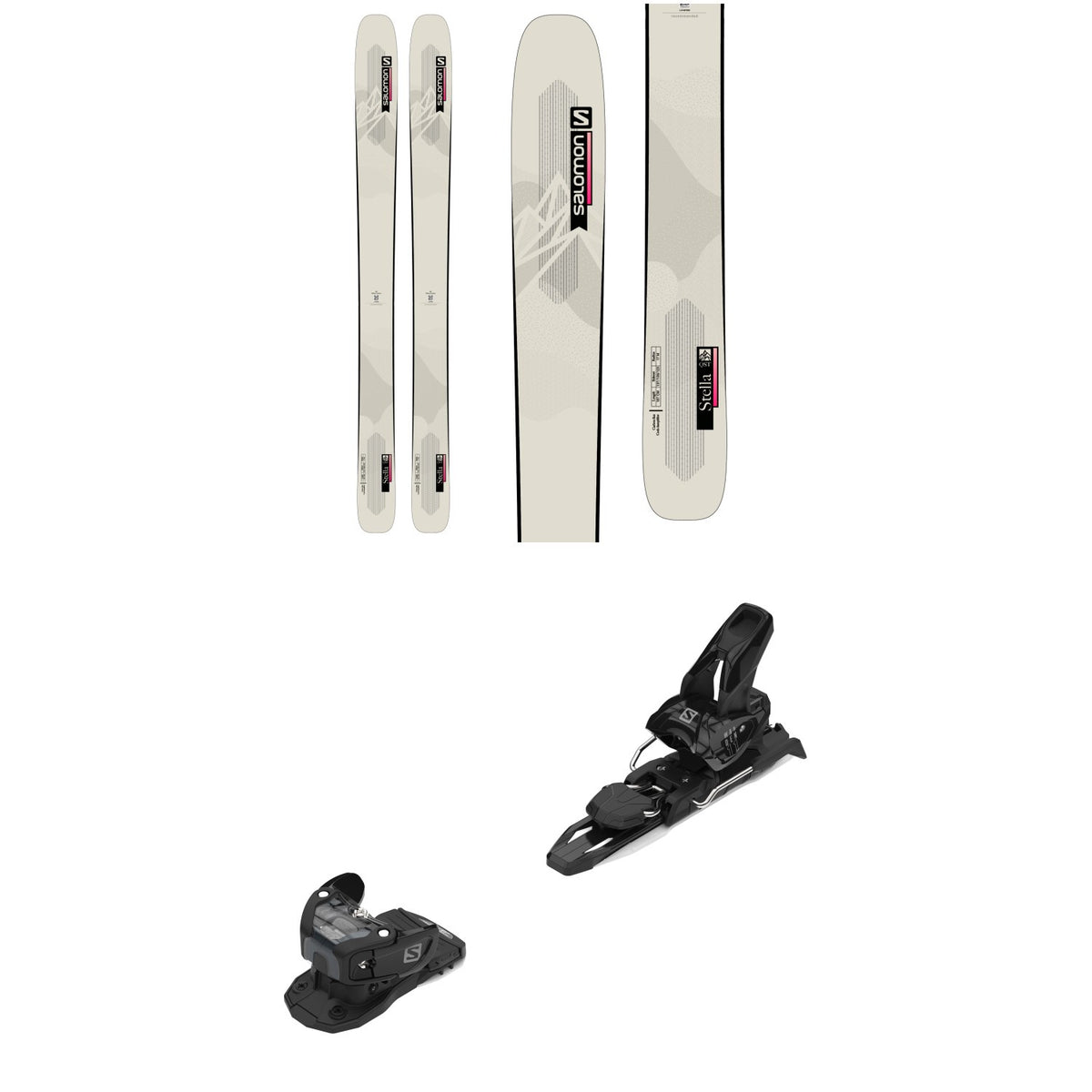 Salomon QST Stella 106 Skis - Women's + Warden MNC 11 Ski Bindings 2022