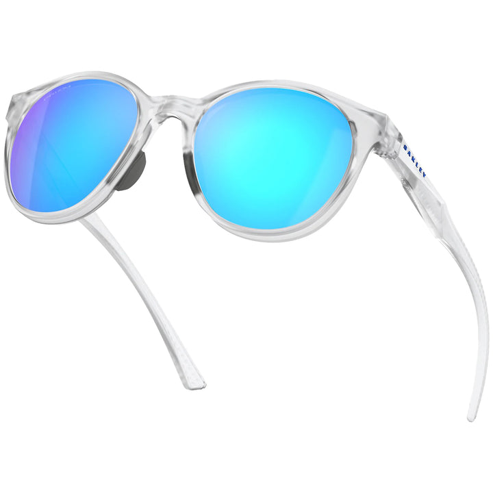 Oakley Spindrift Sunglasses - Women's Matte Clear/Prizm Sapphire