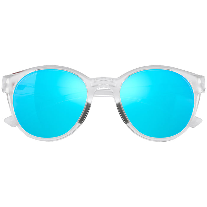 Oakley Spindrift Sunglasses - Women's Matte Clear/Prizm Sapphire