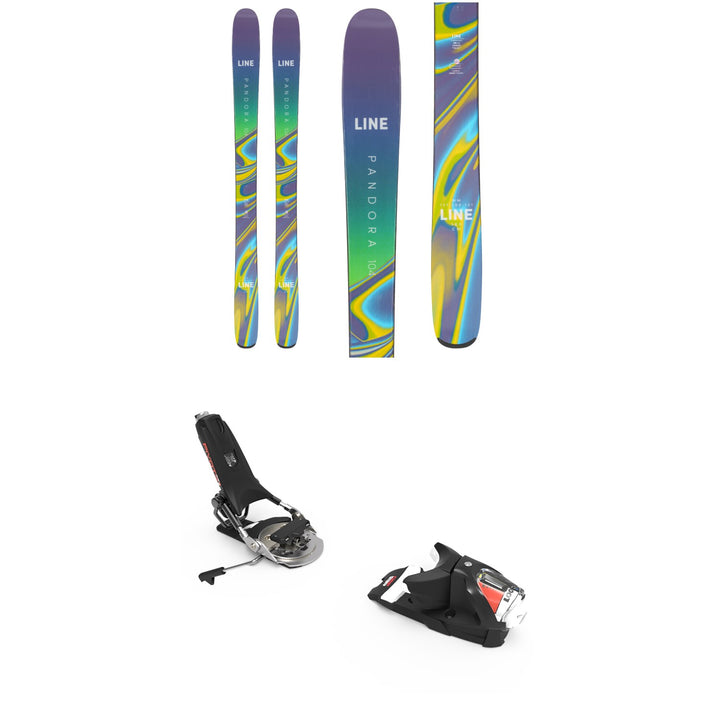 Line Skis Pandora 104 Skis - Women's + Look Pivot 12 GW Ski Bindings 2023