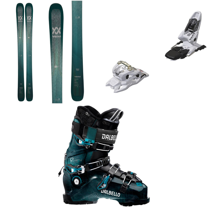 Völkl Secret 96 Skis + Marker Squire 11 Ski Bindings + Dalbello Panterra 85 W GW Ski Boots - Women's 2023