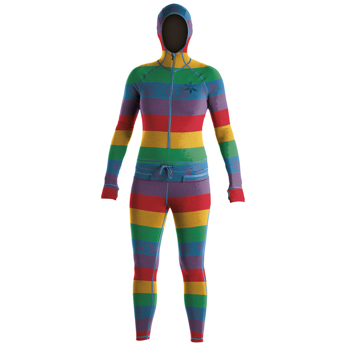 Airblaster Classic Ninja Suit - Women's Rainbow Stripe