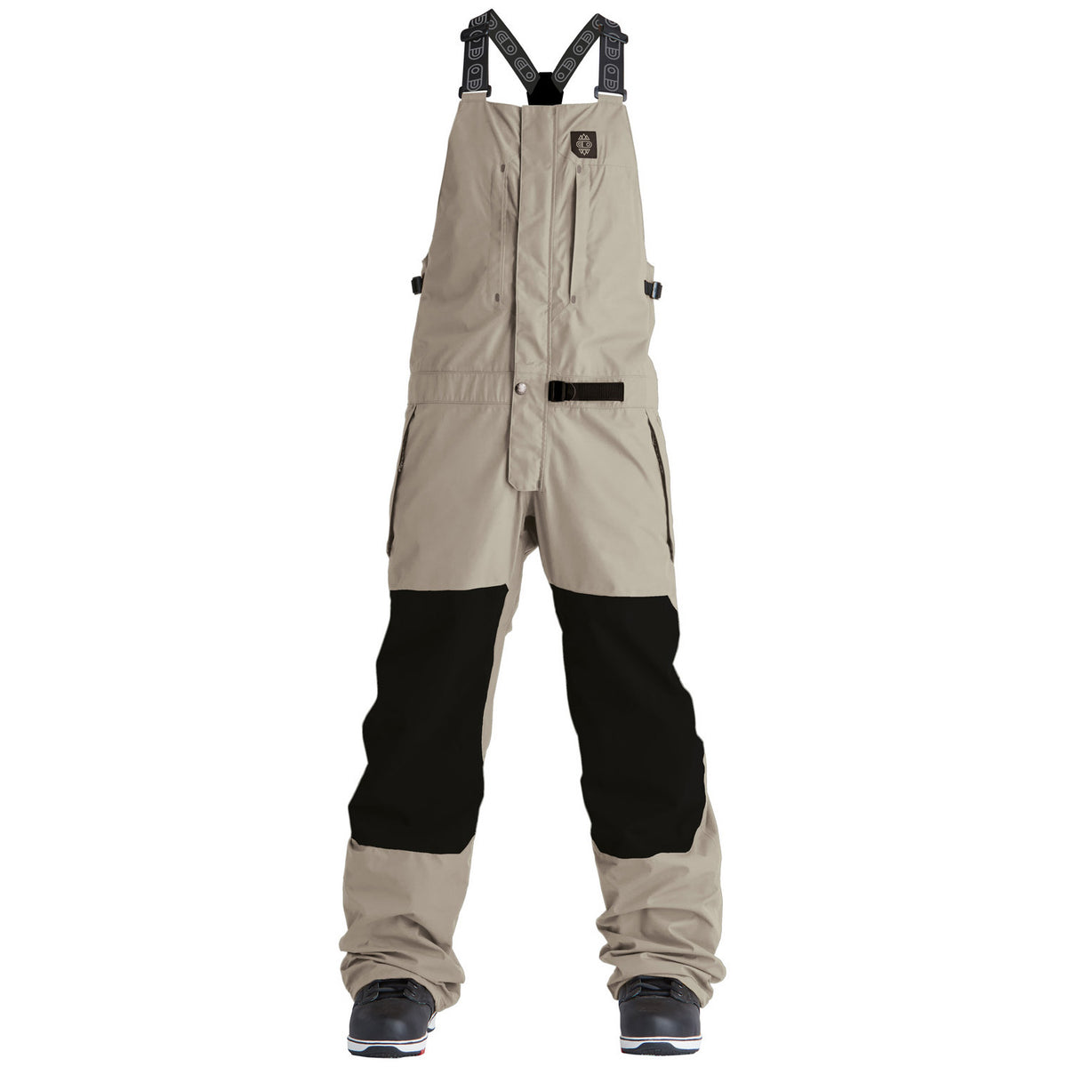 Airblaster Beast Bibs - Men's Chinchilla