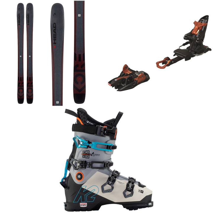 Head Kore 99 Skis + Marker Kingpin 13 Alpine Touring Ski Bindings + K2 Mindbender 120 Alpine Touring Ski Boots 2022