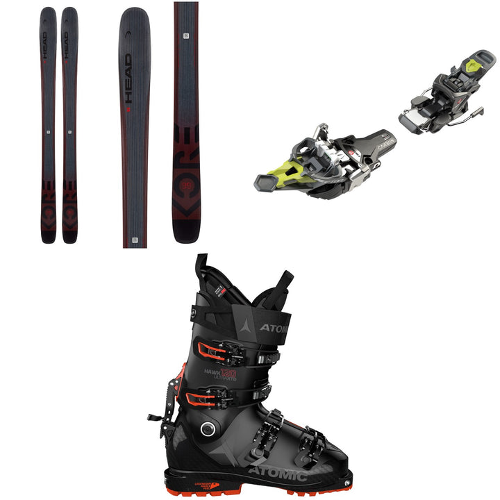 Head Kore 99 Skis + Fritschi Tecton 12 Alpine Touring Ski Bindings + Atomic Hawx Ultra XTD 120 Alpine Touring Ski Boots 2022