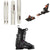 Salomon QST Stella 106 Skis + Marker Kingpin 10 Alpine Touring Ski Bindings + Salomon Shift Pro 90 W Alpine Touring Ski Boots - Women's 2022