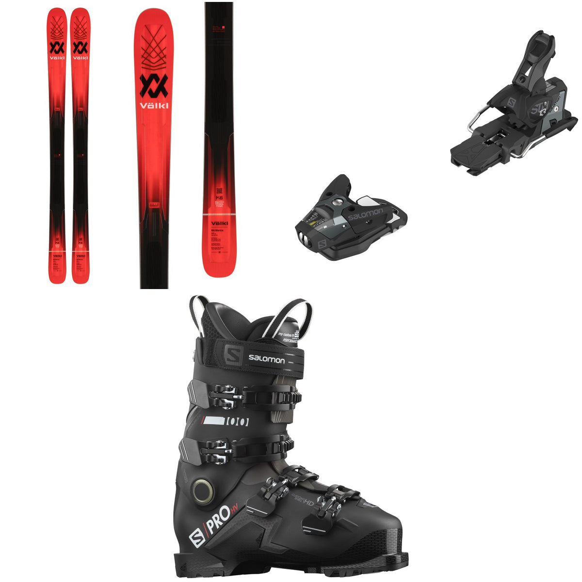 Völkl M6 Mantra Skis + Salomon STH2 WTR 13 Ski Bindings + Salomon S/Pro HV 100 GW Ski Boots 2022