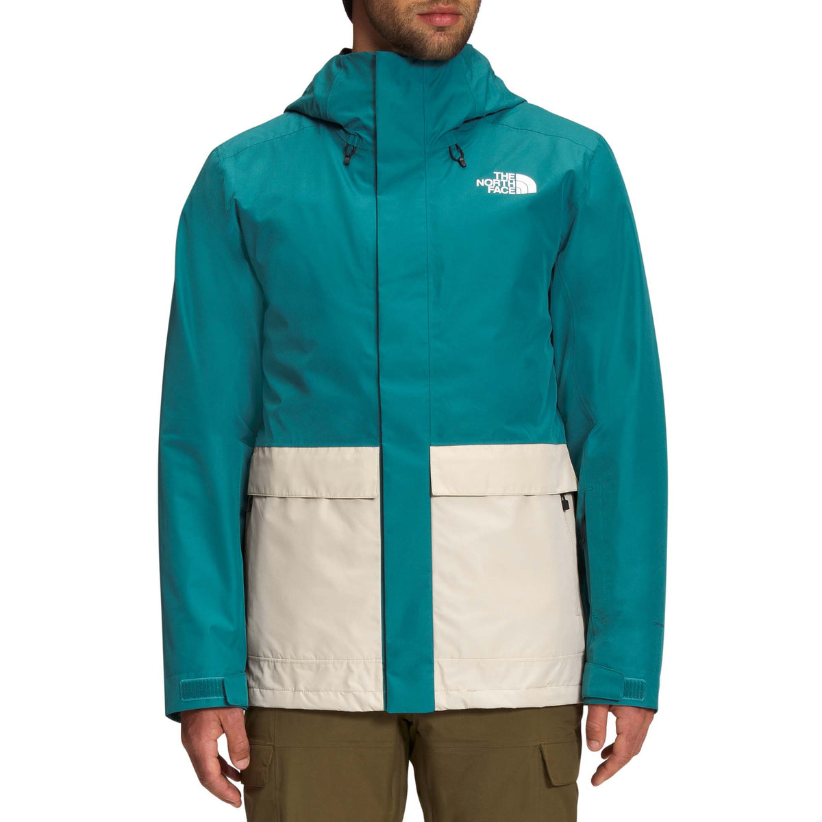 The North Face Clement Triclimate® Jacket - Men's Harbor Blue/Gravel/TNF Black