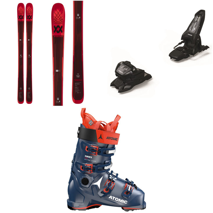 Völkl M6 Mantra Skis + Marker Griffon 13 ID Ski Bindings + Atomic Hawx Ultra 110 S GW Ski Boots 2023