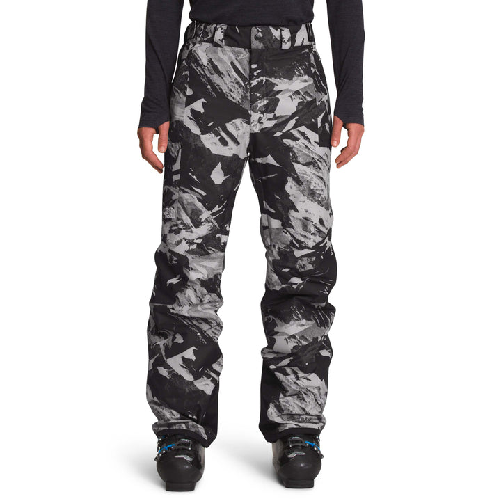 The North Face Freedom Insulated Short Pants - Men's TNF Black Tonal Mountainscape Print