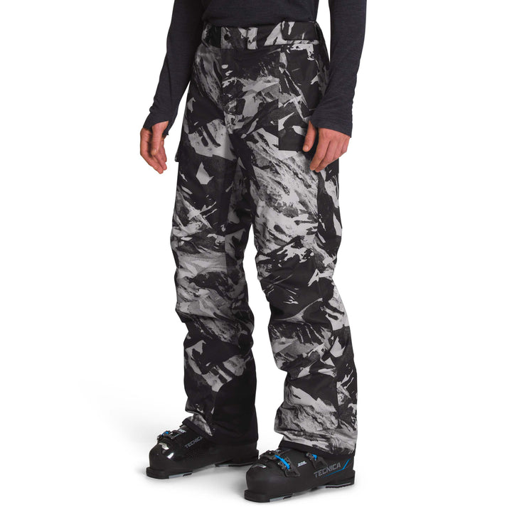 The North Face Freedom Insulated Short Pants - Men's TNF Black Tonal Mountainscape Print