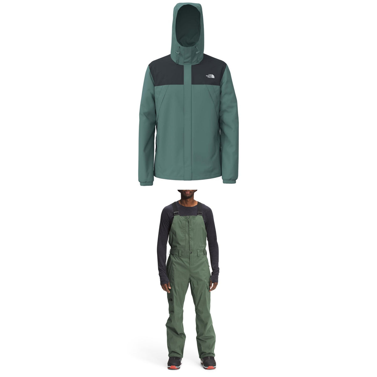 The North Face Antora Jacket + The North Face Freedom Bibs