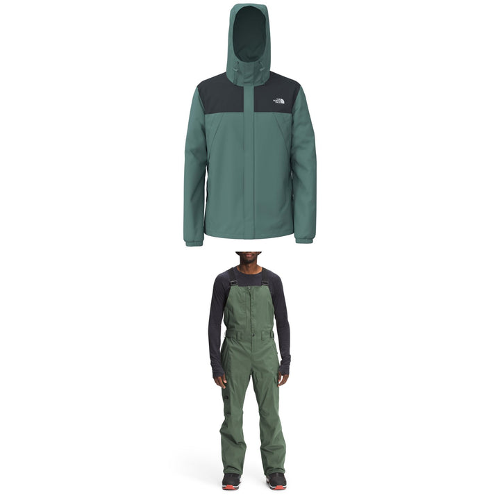 The North Face Antora Jacket + The North Face Freedom Bibs