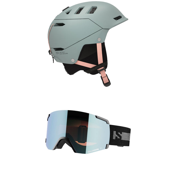 Salomon Husk Pro Helmet + Salomon S/View Goggles