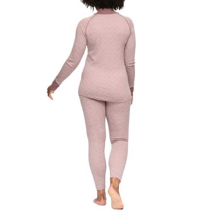 Kari Traa Voss Cashmere Mix Half Zip Top - Women's Taupe