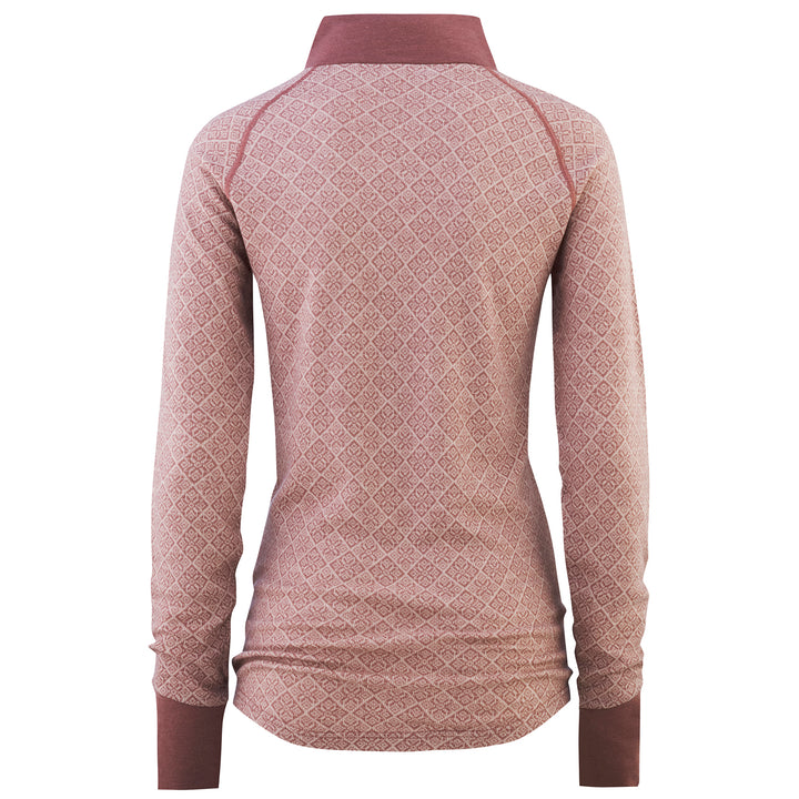 Kari Traa Voss Cashmere Mix Half Zip Top - Women's Taupe