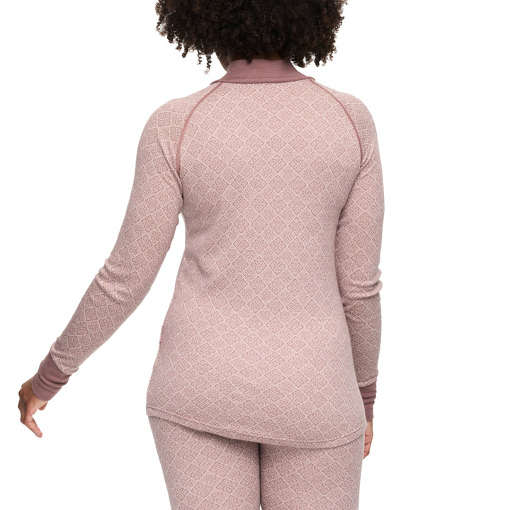 Kari Traa Voss Cashmere Mix Half Zip Top - Women's Taupe