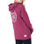 Planks Peace Double Hoodie - Women's Plum