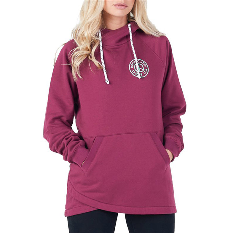 Planks Peace Double Hoodie - Women's Plum