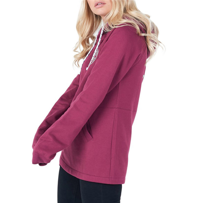 Planks Peace Double Hoodie - Women's Plum