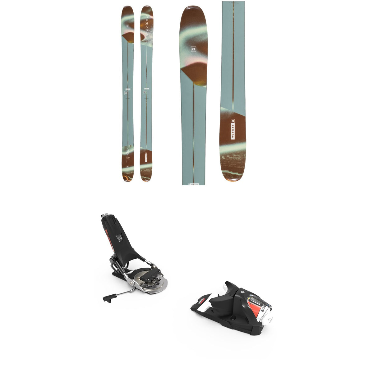 Armada ARW 106 UL Skis + Look Pivot 12 GW Ski Bindings