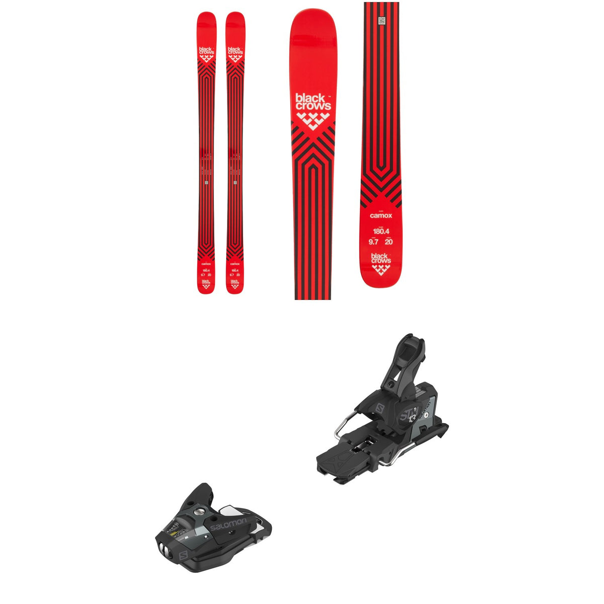 Black Crows Camox Skis + Salomon STH2 WTR 13 Ski Bindings 2022