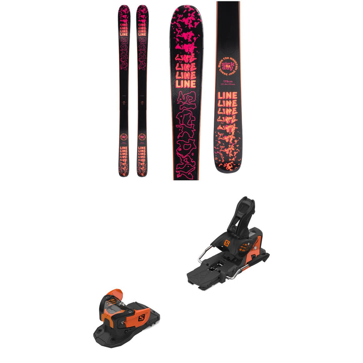 Line Skis Sick Day 94 Skis + Salomon Warden MNC 13 Ski Bindings 2022