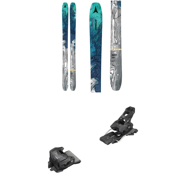 Atomic Bent 100 Skis + Tyrolia Attack 14 GW Ski Bindings 2023