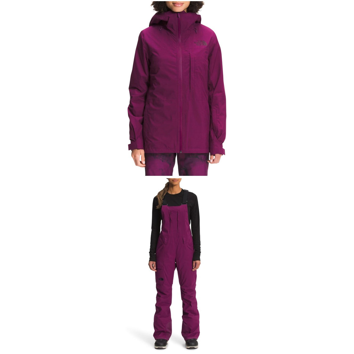 The North Face ThermoBall™ Eco Snow Triclimate® Jacket + Freedom Insulated Bibs - Women's 2022