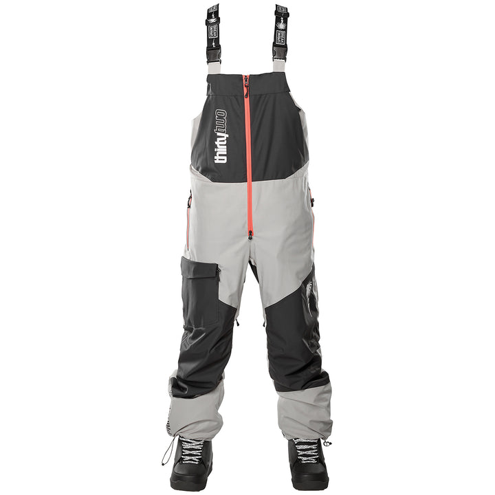 thirtytwo Spring Break Powder Bibs - Men's Gravel