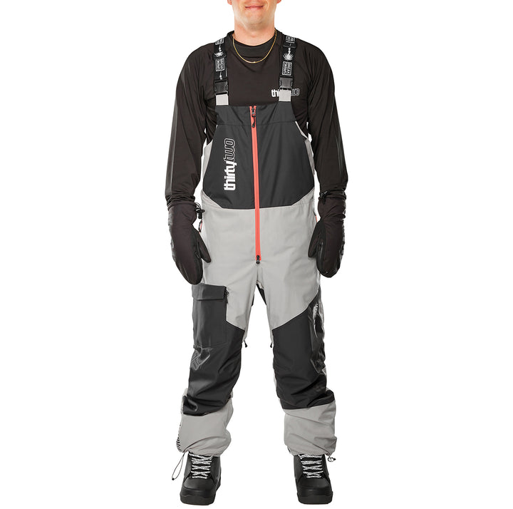thirtytwo Spring Break Powder Bibs - Men's Gravel