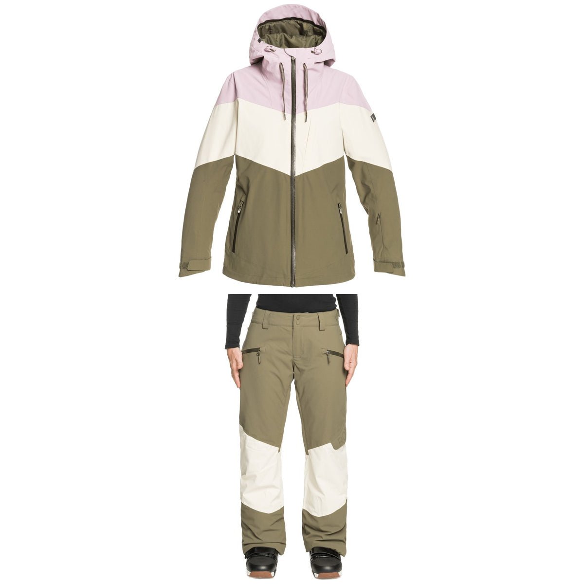 Roxy Winter Haven Jacket + Woodrose Pants - Women's 2022