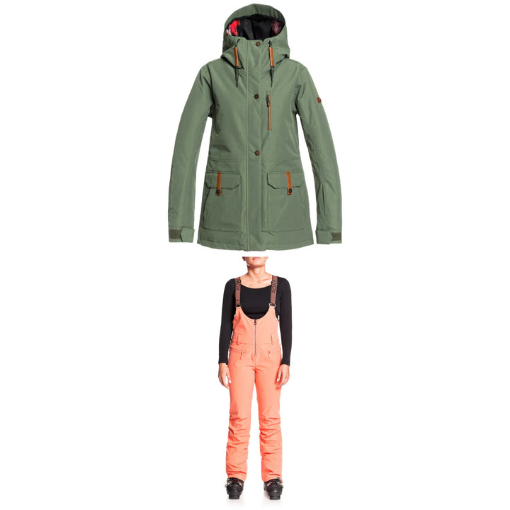 Roxy Andie Parka + Summit Bib Pants - Women's 2022