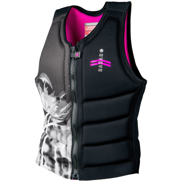 Radar Lyric Impact Waterski Vest - Women's 2023 Tulip/Black/White