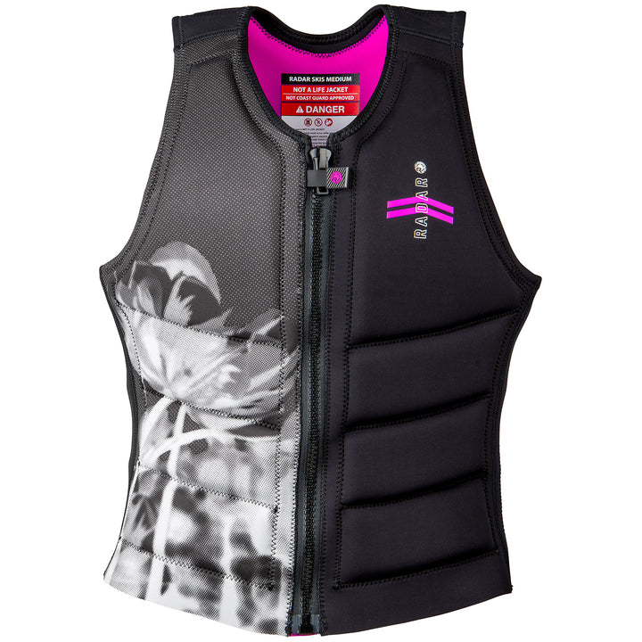Radar Lyric Impact Waterski Vest - Women's 2023 Tulip/Black/White