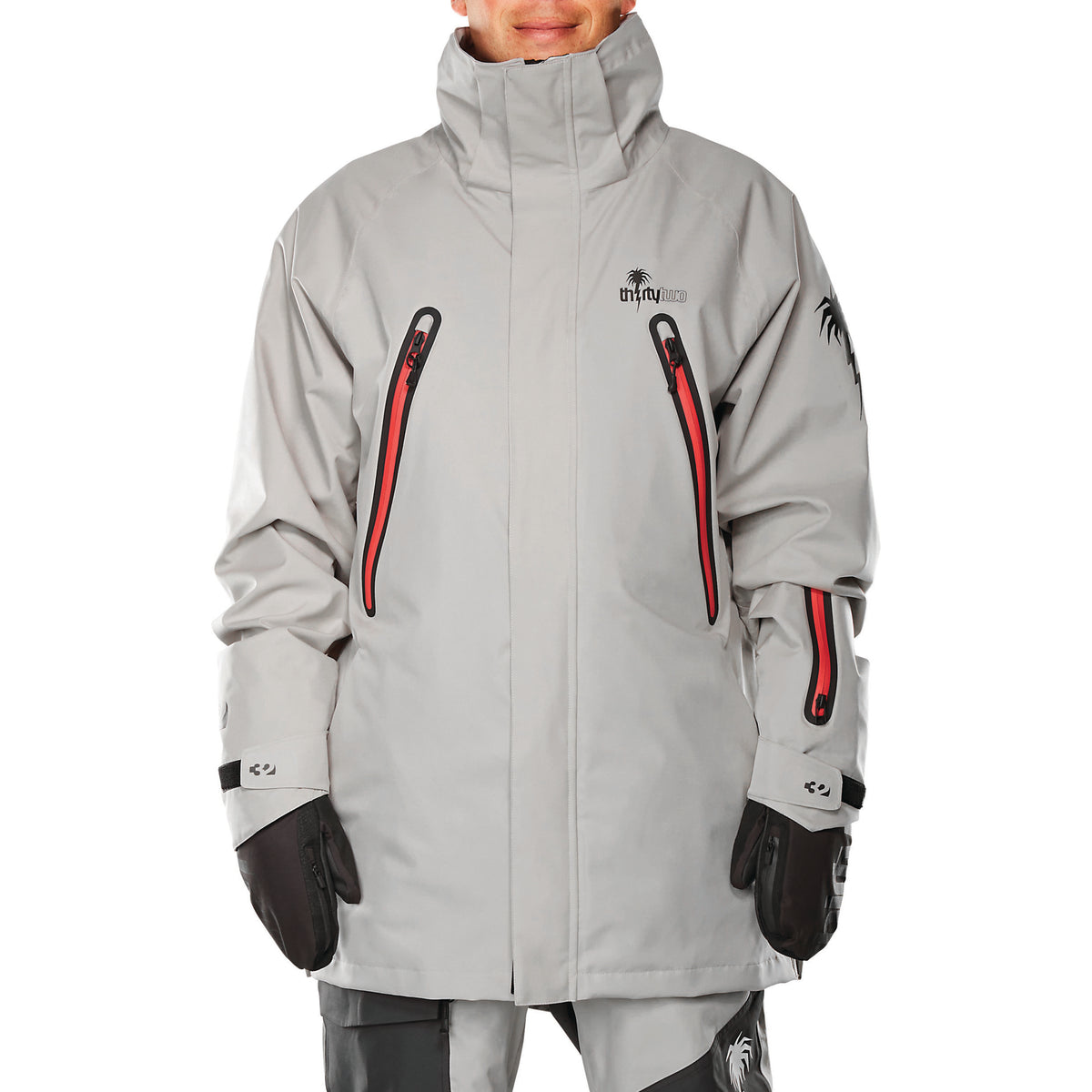 thirtytwo Spring Break Pintail Powder Parka - Men's Gravel