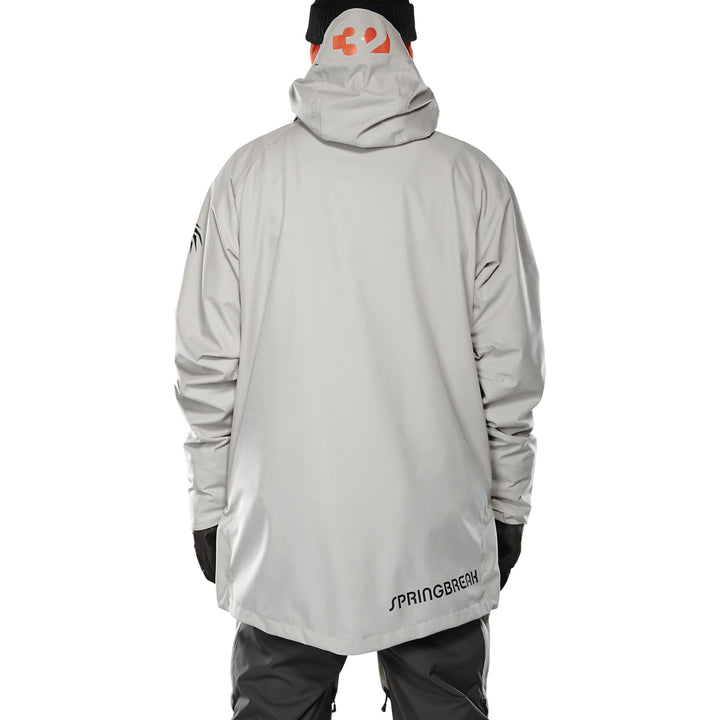 thirtytwo Spring Break Pintail Powder Parka - Men's Gravel