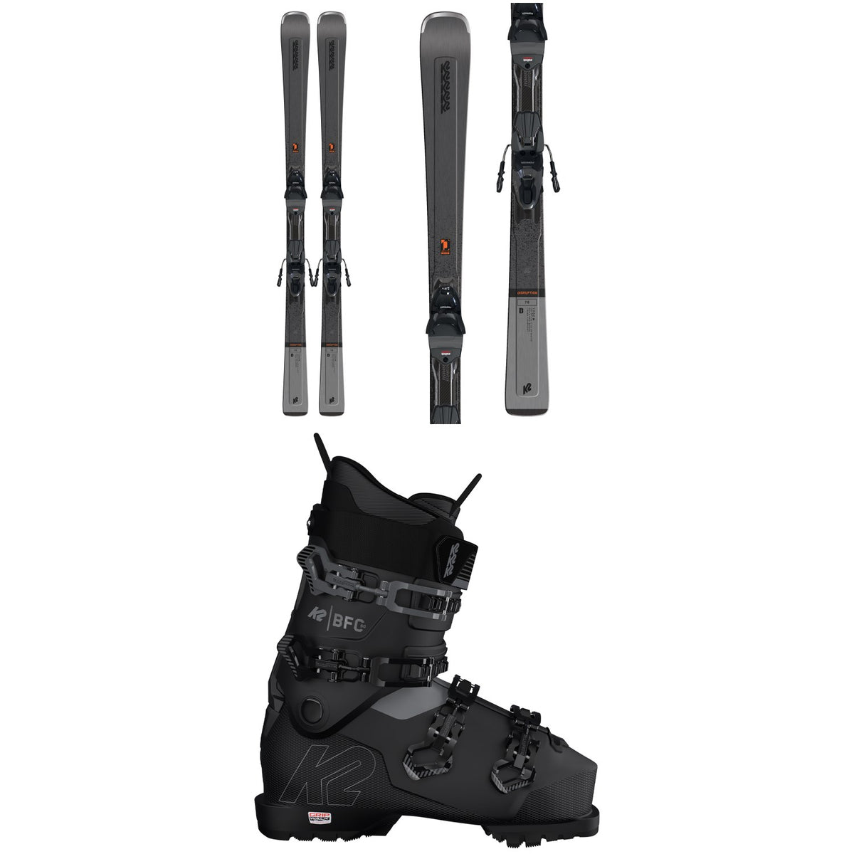 K2 Disruption 76 Skis + M2 10 Bindings + K2 BFC 80 Ski Boots 2023